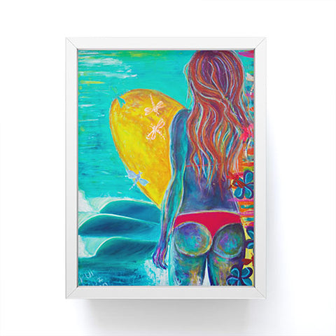 Sophia Buddenhagen Cheeky Surfer Framed Mini Art Print