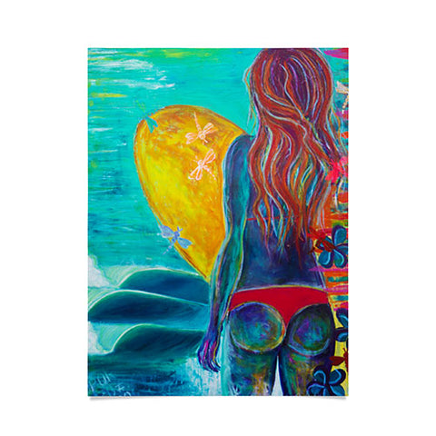 Sophia Buddenhagen Cheeky Surfer Poster