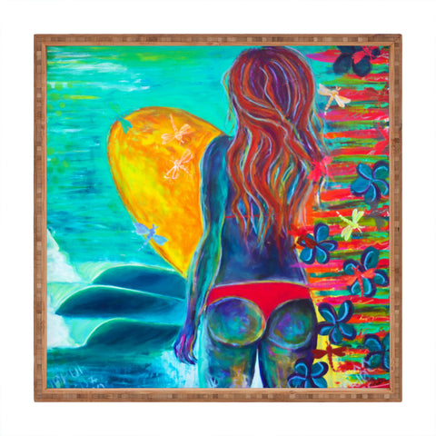 Sophia Buddenhagen Cheeky Surfer Square Tray