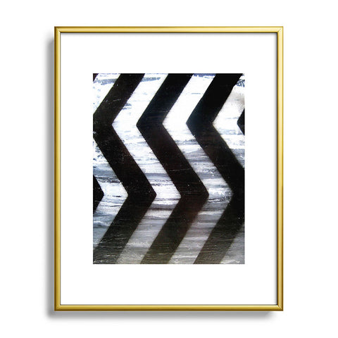 Sophia Buddenhagen Chevron 3 Metal Framed Art Print