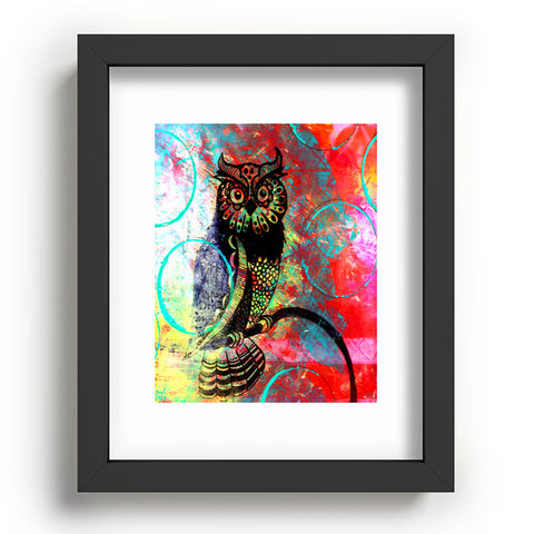 Sophia Buddenhagen Color Owl Recessed Framing Rectangle