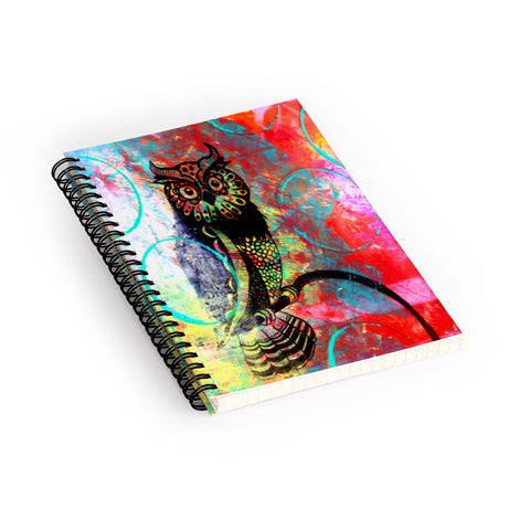 Sophia Buddenhagen Color Owl Spiral Notebook