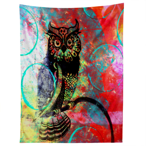 Sophia Buddenhagen Color Owl Tapestry