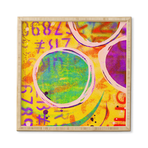 Sophia Buddenhagen Colored Circles Framed Wall Art