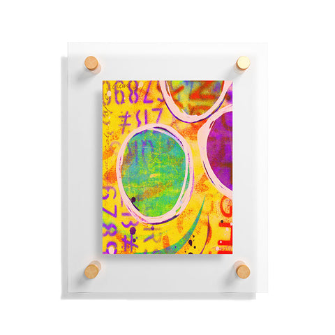 Sophia Buddenhagen Colored Circles Floating Acrylic Print