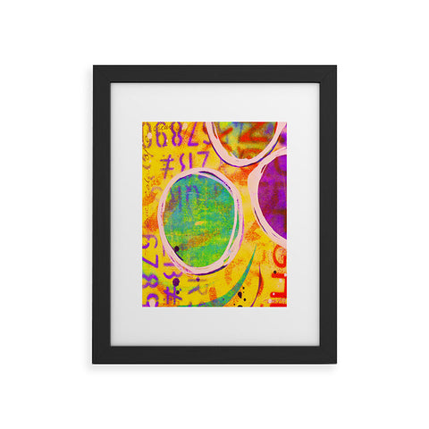 Sophia Buddenhagen Colored Circles Framed Art Print
