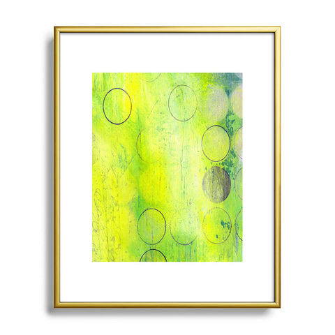 Sophia Buddenhagen Dream Yellow Metal Framed Art Print