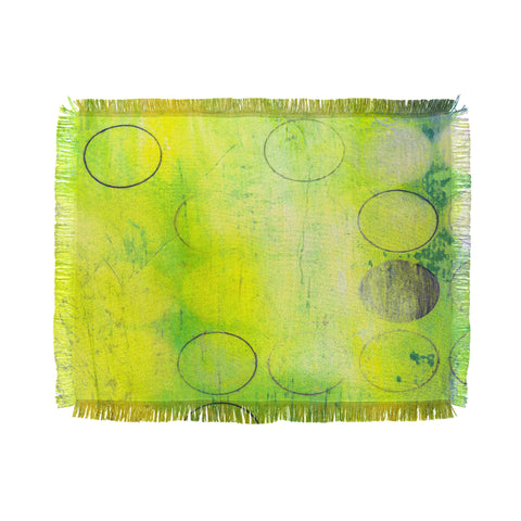 Sophia Buddenhagen Dream Yellow Throw Blanket
