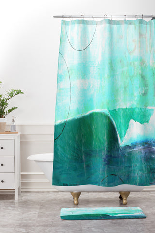 Sophia Buddenhagen Enjoy The Journey Shower Curtain And Mat