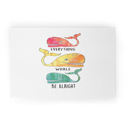 Sophia Buddenhagen Everything Whale Be Alright Welcome Mat
