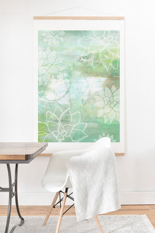 Sophia Buddenhagen Floral Breeze Art Print And Hanger