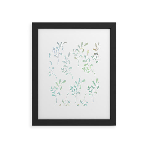 Sophia Buddenhagen Free White Framed Art Print