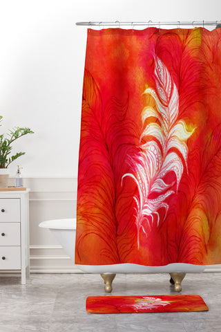 Sophia Buddenhagen Fresh Start Shower Curtain And Mat