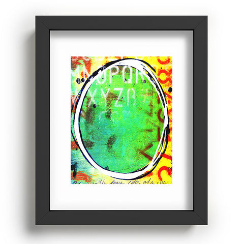 Sophia Buddenhagen Green Circle Recessed Framing Rectangle