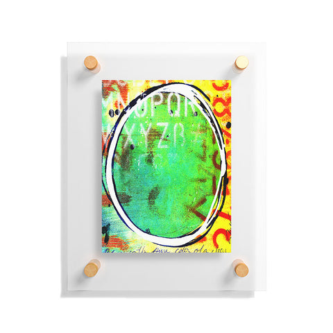 Sophia Buddenhagen Green Circle Floating Acrylic Print