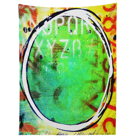 Sophia Buddenhagen Green Circle Tapestry