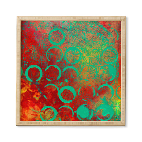 Sophia Buddenhagen Green Stains Framed Wall Art