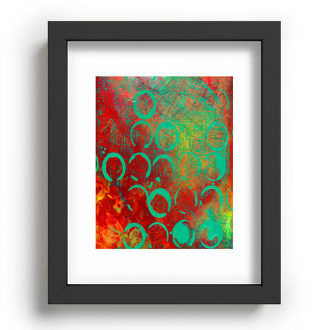 Sophia Buddenhagen Green Stains Recessed Framing Rectangle