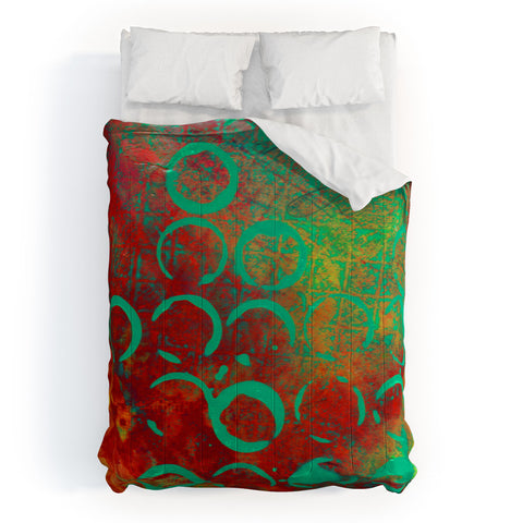 Sophia Buddenhagen Green Stains Comforter