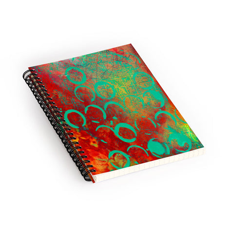 Sophia Buddenhagen Green Stains Spiral Notebook