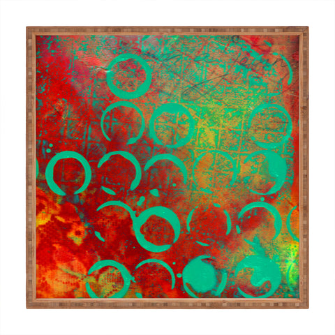 Sophia Buddenhagen Green Stains Square Tray