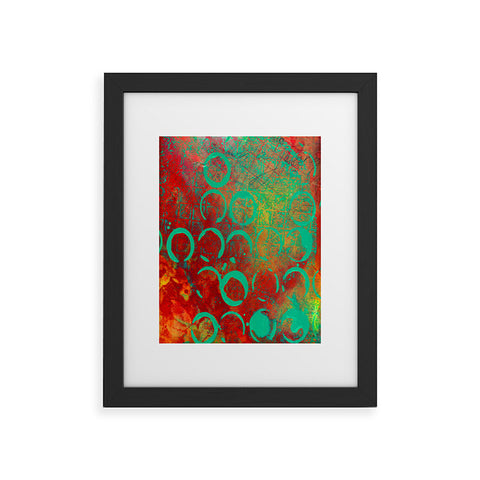 Sophia Buddenhagen Green Stains Framed Art Print