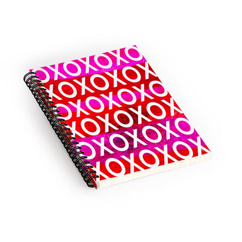 Sophia Buddenhagen Hugs And Kisses Spiral Notebook