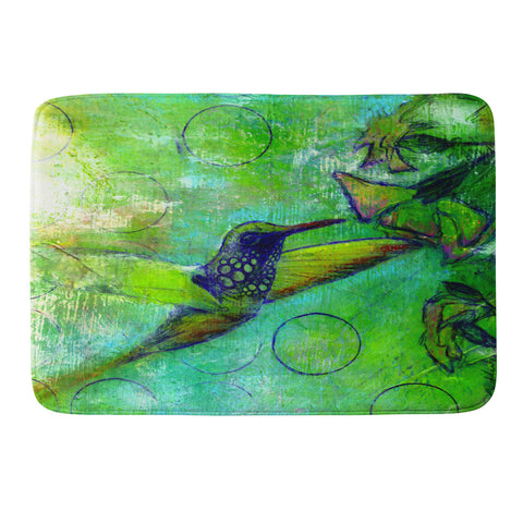 Sophia Buddenhagen Hummingbird Memory Foam Bath Mat