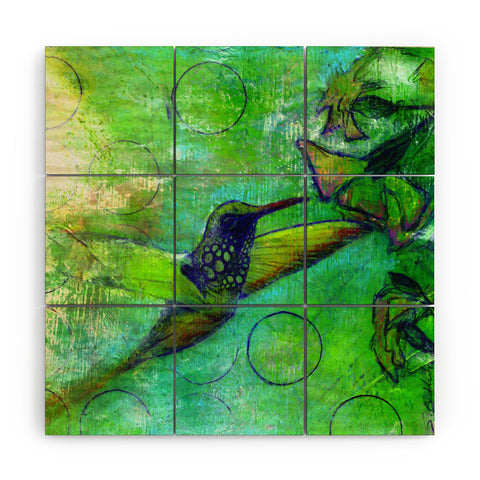 Sophia Buddenhagen Hummingbird Wood Wall Mural