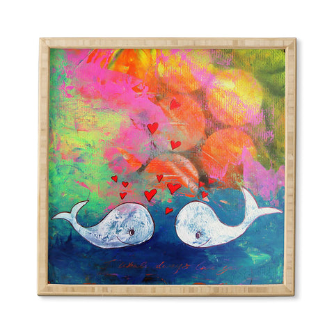 Sophia Buddenhagen I Whale Always Love You Framed Wall Art