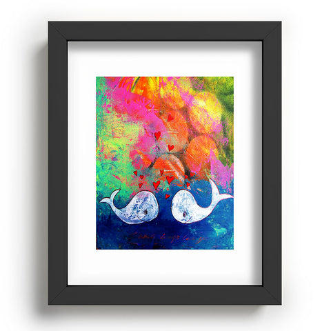 Sophia Buddenhagen I Whale Always Love You Recessed Framing Rectangle
