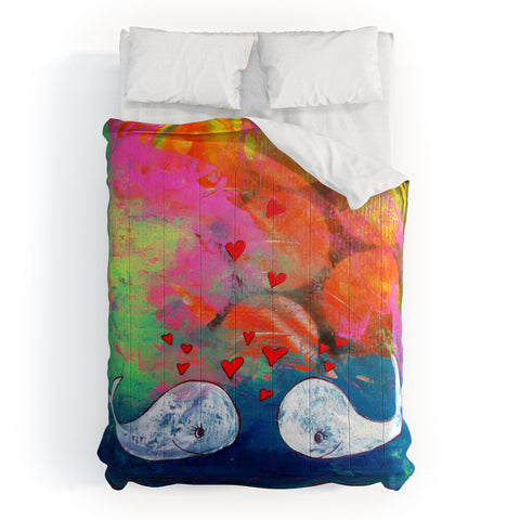 Sophia Buddenhagen I Whale Always Love You Comforter