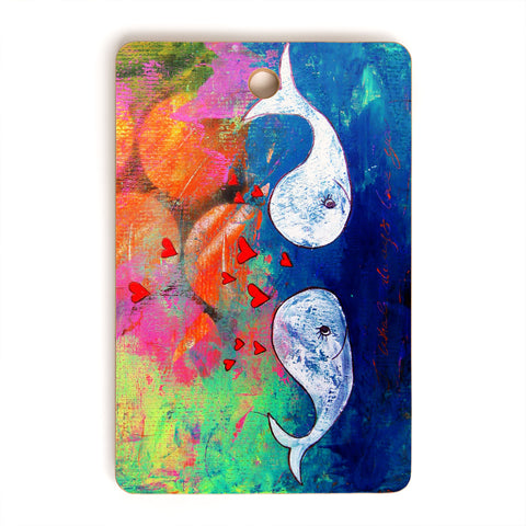 Sophia Buddenhagen I Whale Always Love You Cutting Board Rectangle