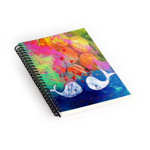 Sophia Buddenhagen I Whale Always Love You Spiral Notebook