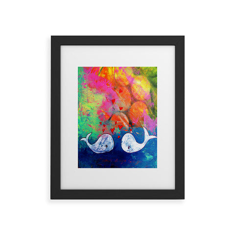 Sophia Buddenhagen I Whale Always Love You Framed Art Print