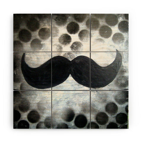 Sophia Buddenhagen Le Mustachio Wood Wall Mural