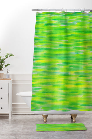 Sophia Buddenhagen Limon Shower Curtain And Mat