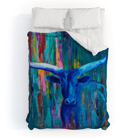 Sophia Buddenhagen Longhorn Blues Comforter