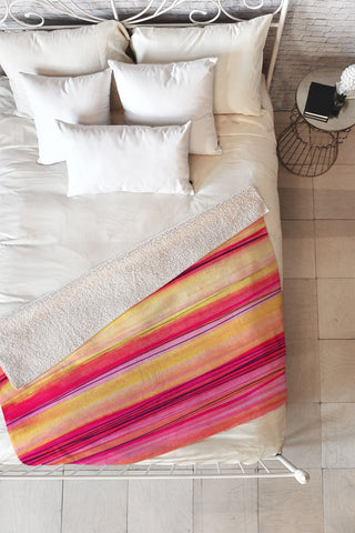 Sophia Buddenhagen Mayaro Sunset Fleece Throw Blanket