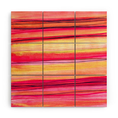 Sophia Buddenhagen Mayaro Sunset Wood Wall Mural