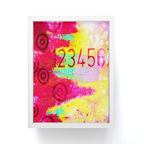 Sophia Buddenhagen Numbers Framed Mini Art Print