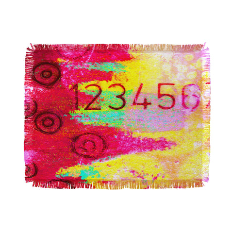 Sophia Buddenhagen Numbers Throw Blanket