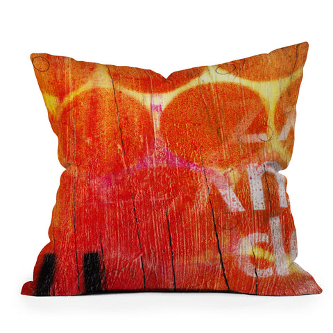 Sophia Buddenhagen Orange Throw Pillow