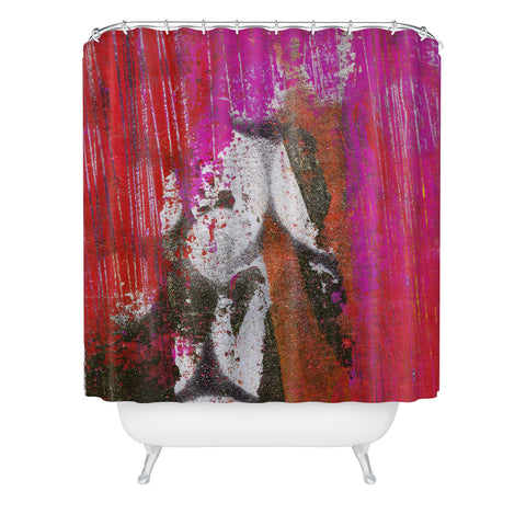 Sophia Buddenhagen Pink Shower Curtain