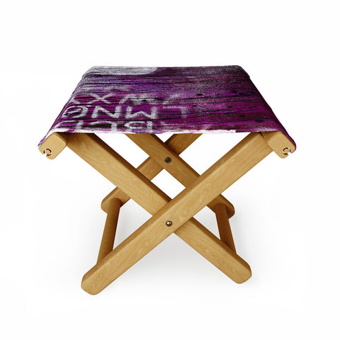 Sophia Buddenhagen Purple 1 Folding Stool