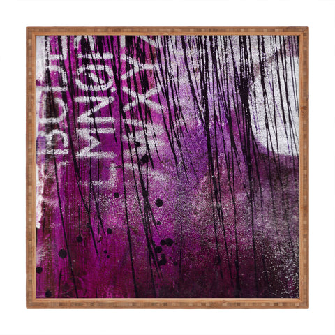 Sophia Buddenhagen Purple 1 Square Tray