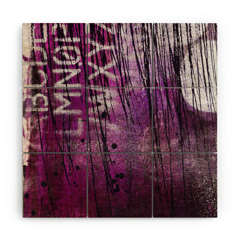 Sophia Buddenhagen Purple 1 Wood Wall Mural
