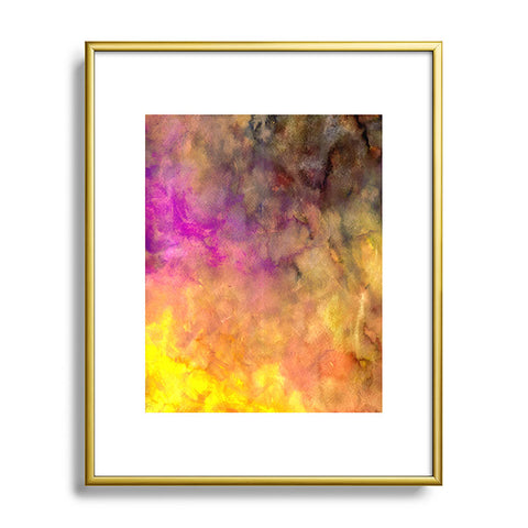Sophia Buddenhagen Purple Abyss Metal Framed Art Print