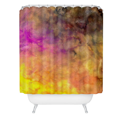 Sophia Buddenhagen Purple Abyss Shower Curtain