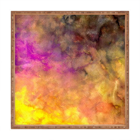 Sophia Buddenhagen Purple Abyss Square Tray